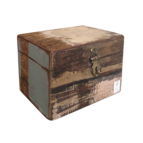 houten opbergbox van sloophout Label25