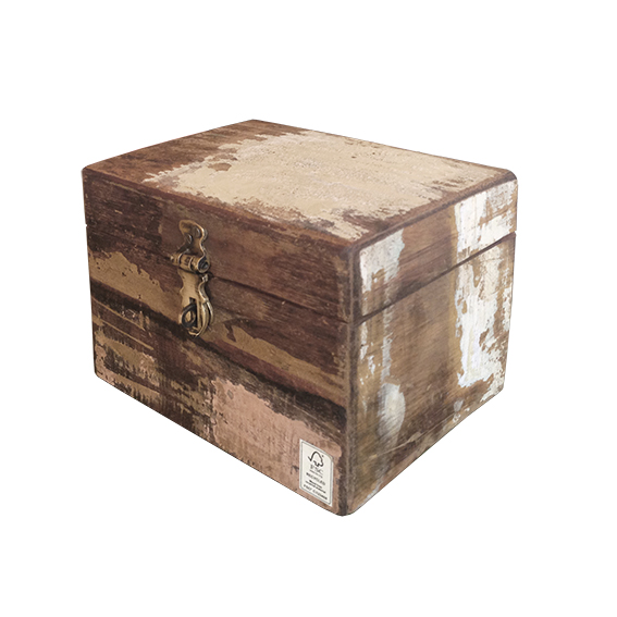 houten opbergbox van sloophout Label25