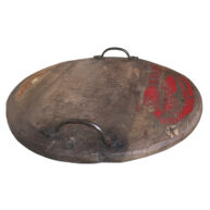 rond sloophouten dienblad Label25